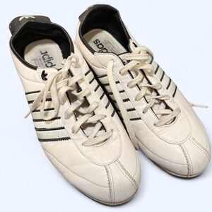 White leather vintage adidas sneakers